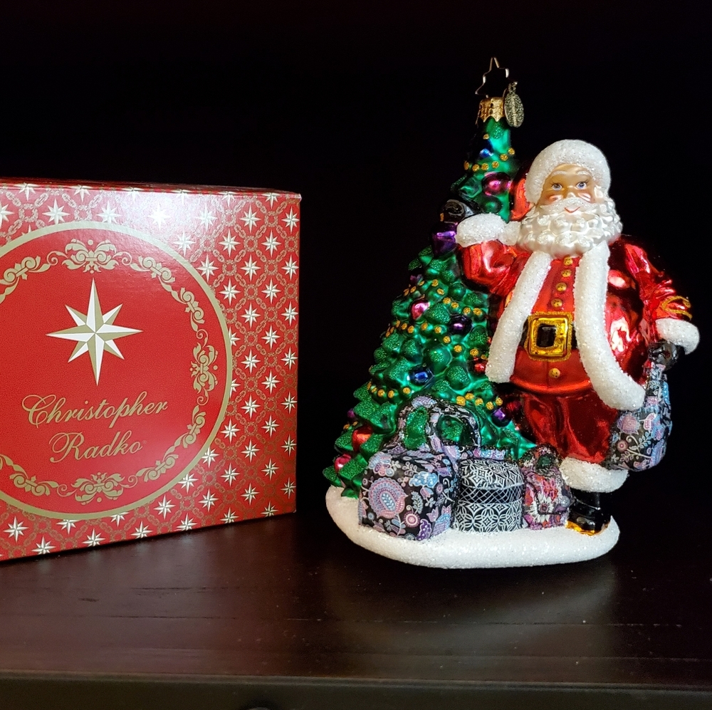 Vera Bradley Christopher Radko Ornament 2015